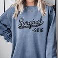 Surgical Technologist Shirt 2018 Graduation Comfort Colors Sweatshirt Blue Jean