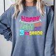 Sweet Happy Last Day Of 3rd Grade Kids Graduation T Comfort Colors Sweatshirt Blue Jean