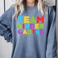 Team Kindergarten Shirt Teacher Back To School Graduation Men Women Girls Kids Comfort Colors Sweatshirt Blue Jean