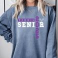 Tennis Senior Night Tennis Senior 2025 Graduation 43 Comfort Colors Sweatshirt Blue Jean