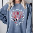 Historical College Graduation HBCU Grad Black Queen Comfort Colors Sweatshirt Blue Jean