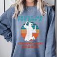 Trust Me I'Ve Got A Communications Degree College Graduation Comfort Colors Sweatshirt Blue Jean