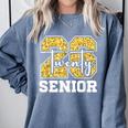 Twenty 2026 Class Of 26 Seniors Back To School Graduation Comfort Colors Sweatshirt Blue Jean