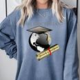 Valedictorian University Of Hard Knocks Graduation Tshirt Comfort Colors Sweatshirt Blue Jean
