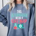 Veterinarian Graduation T-Shirt Men Women Humor Comfort Colors Sweatshirt Blue Jean