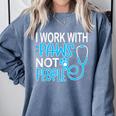 Veterinarian Vet Tech Week Graduation Thank You Birthday Comfort Colors Sweatshirt Blue Jean