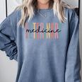 Veterinary Medicine Vet Tech DVM LVT Graduation Comfort Colors Sweatshirt Blue Jean