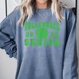 Volleyball Senior Night Volleyball Senior 2025 Graduation 16 Comfort Colors Sweatshirt Blue Jean