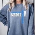 Volleyball Senior Night Volleyball Senior 2025 Graduation 23 Comfort Colors Sweatshirt Blue Jean