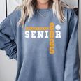 Volleyball Senior Night Volleyball Senior 2025 Graduation 8 Comfort Colors Sweatshirt Blue Jean