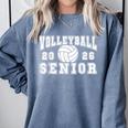 Volleyball Senior Night Volleyball Senior 2026 Graduation 1 Comfort Colors Sweatshirt Blue Jean
