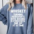 Whiskey Lovers Extrovert Quote Introvert Alcohol Drink Humor Comfort Colors Sweatshirt Blue Jean Whiskey Lovers Extrovert Quote Introvert Alcohol Drink Humor Comfort Colors Sweatshirt Blue Jean