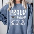 Wife's Graduation Shirt 2018 Proud Husband Of a Graduate Comfort Colors Sweatshirt Blue Jean