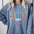 Wound Care Nurse Squad Appreciation Graduation Staff RN Comfort Colors Sweatshirt Blue Jean