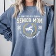 Wrestling Senior Mom The Final Match 2026 Graduation Comfort Colors Sweatshirt Blue Jean