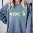 Wrestling Senior Night Wrestling Senior 2025 Graduation 34 Comfort Colors Sweatshirt Blue Jean