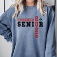 Wrestling Senior Night Wrestling Senior 2025 Graduation 70 Comfort Colors Sweatshirt Blue Jean