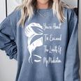 You'Re About To Exceed The Limits Of My Medication Introvert Comfort Colors Sweatshirt Blue Jean