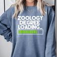 Zoology Degree Loading Zoologist Graduation Student Tee Comfort Colors Sweatshirt Blue Jean