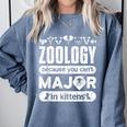 Zoology Major Graduation Zoology Quote Comfort Colors Sweatshirt Blue Jean