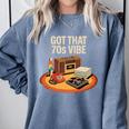 1970s 70s Reunion Nostalgia Memories Music School Grew Up Premium Tri-Blend Comfort Colors Sweatshirt Denim