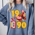 1990 Retro Raised On 90s Music Old School Nostalgia Punk Comfort Colors Sweatshirt Denim 1990 Retro Raised On 90s Music Old School Nostalgia Punk Comfort Colors Sweatshirt Denim
