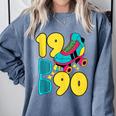 1990 Retro Raised In The 90s Old School Nostalgia Vibes Comfort Colors Sweatshirt Denim 1990 Retro Raised In The 90s Old School Nostalgia Vibes Comfort Colors Sweatshirt Denim