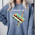 70s 80s 90s Retro Party Costume Nostalgia Cassette Comfort Colors Sweatshirt Denim 70s 80s 90s Retro Party Costume Nostalgia Cassette Comfort Colors Sweatshirt Denim