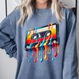 80s 90s Retro Party Costume Nostalgia Cassette Comfort Colors Sweatshirt Denim 80s 90s Retro Party Costume Nostalgia Cassette Comfort Colors Sweatshirt Denim