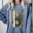 90s MUSIC NOSTALGIA GRAPHIC Comfort Colors Sweatshirt Denim