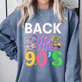 Back To The 90's Mixtape Era Nostalgia Retro 1990 90's Style Comfort Colors Sweatshirt Denim