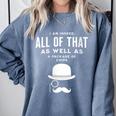 All Of That Bag Chips 1990s Nostalgia Saying British Comfort Colors Sweatshirt Denim