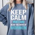 Book Of Mormon LDS Missionary Church Of Latter Day Saints Comfort Colors Sweatshirt Denim