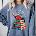 Book Reading Book Reader Manatees Sea Animal Sea Cow Manatee Comfort Colors Sweatshirt Denim Book Reading Book Reader Manatees Sea Animal Sea Cow Manatee Comfort Colors Sweatshirt Denim