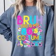 Bruh This Is My 80's Costume Nostalgia Mixtape 80s 90s Party Comfort Colors Sweatshirt Denim