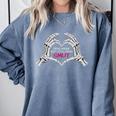 Dead Inside But I Still Read Romance Smut Book Lovers Comfort Colors Sweatshirt Denim