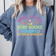 Drink Coffee Read Books Dismantle Systems Of Oppression Comfort Colors Sweatshirt Denim