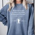 -Expectations Literary Book Club-J Jane Austen Poet Writer Mr Darcy Romantic Quote Comfort Colors Sweatshirt Denim