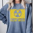 Fallout Shelter Nuclear War Radioactive Nostalgia T-Shirt Comfort Colors Sweatshirt Denim Fallout Shelter Nuclear War Radioactive Nostalgia T-Shirt Comfort Colors Sweatshirt Denim