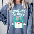 Floppy Disk Retro Tech Nostalgia Old School Computing Humor Comfort Colors Sweatshirt Denim Floppy Disk Retro Tech Nostalgia Old School Computing Humor Comfort Colors Sweatshirt Denim