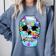 Frutiger Aero Aesthetic Tech Skull Computer Fishes Comfort Colors Sweatshirt Denim Frutiger Aero Aesthetic Tech Skull Computer Fishes Comfort Colors Sweatshirt Denim