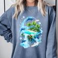 Frutiger Aero Comfort Colors Sweatshirt Denim