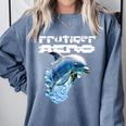 Frutiger Aero Splashy Dolphin Y2k Aesthetic Graphic Premium Comfort Colors Sweatshirt Denim Frutiger Aero Splashy Dolphin Y2k Aesthetic Graphic Premium Comfort Colors Sweatshirt Denim
