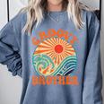 Groovy Brother 70s Aesthetic Nostalgia 1970's Retro Brother Comfort Colors Sweatshirt Denim Groovy Brother 70s Aesthetic Nostalgia 1970's Retro Brother Comfort Colors Sweatshirt Denim