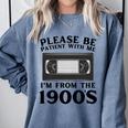 Over The Hill Please Be Patient I'm From The 1900s VHS Premium Tri-Blend Comfort Colors Sweatshirt Denim Over The Hill Please Be Patient I'm From The 1900s VHS Premium Tri-Blend Comfort Colors Sweatshirt Denim