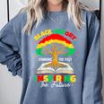 Honoring Past Inspiring Future History Month Book Tree Comfort Colors Sweatshirt Denim