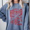 Hotrod Car Automotive Nostalgia Distressed Retro Comfort Colors Sweatshirt Denim Hotrod Car Automotive Nostalgia Distressed Retro Comfort Colors Sweatshirt Denim