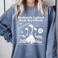 Husbands Against Book Boyfriends Book Boyfriends Club Comfort Colors Sweatshirt Denim