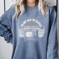 I'm Not Old I'm Classic Retro TV Nostalgia Comfort Colors Sweatshirt Denim