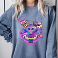 I’m This Old Retro 80s Nostalgia Alien Comfort Colors Sweatshirt Denim
